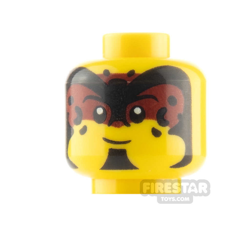 LEGO Minifigure Heads Face Paint Smile and Fangs