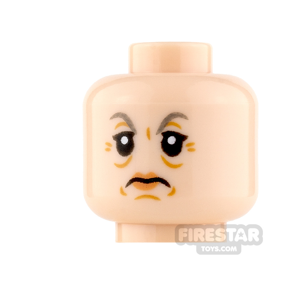 LEGO Mini Figure Heads - Grin and Frown