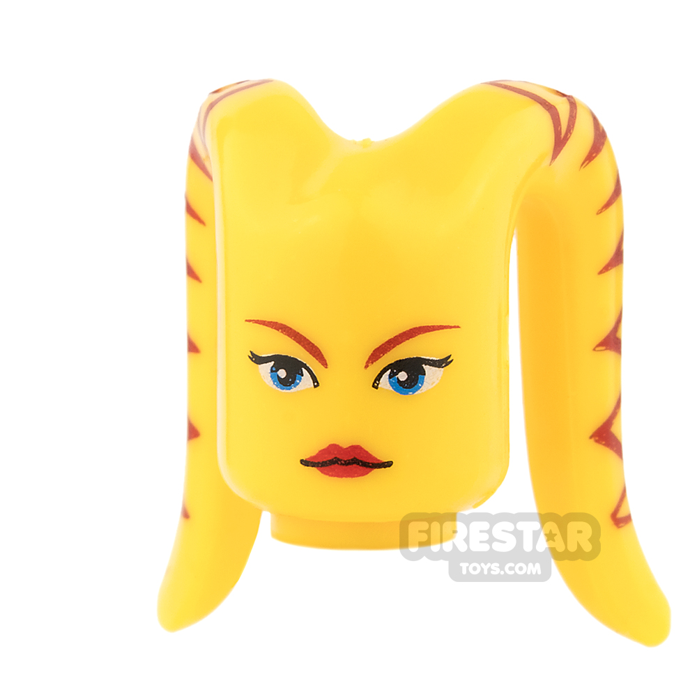 Arealight Mini Figure Heads - Ria - Yellow