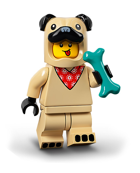 LEGO Minifigures 71029 Pug Costume Guy 