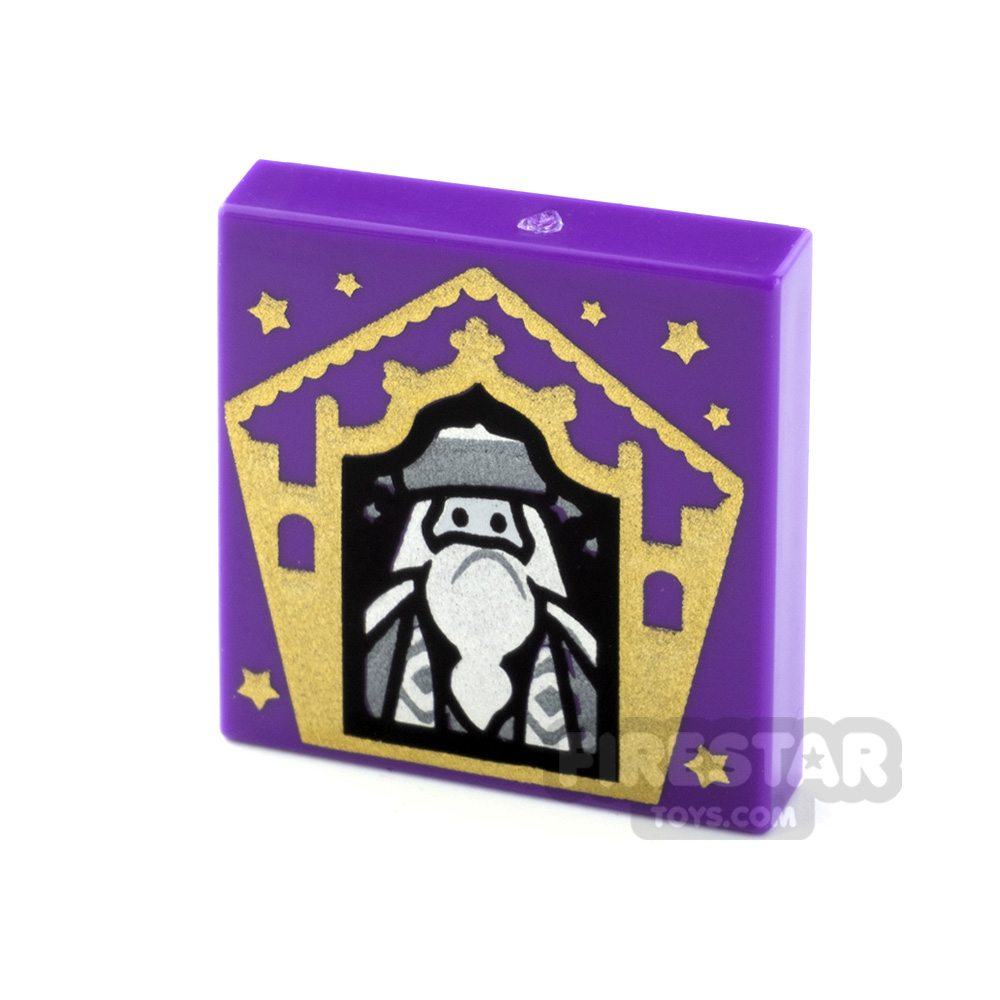 Printed Tile 2x2 Chocolate Frog Card Albus Dumbledore