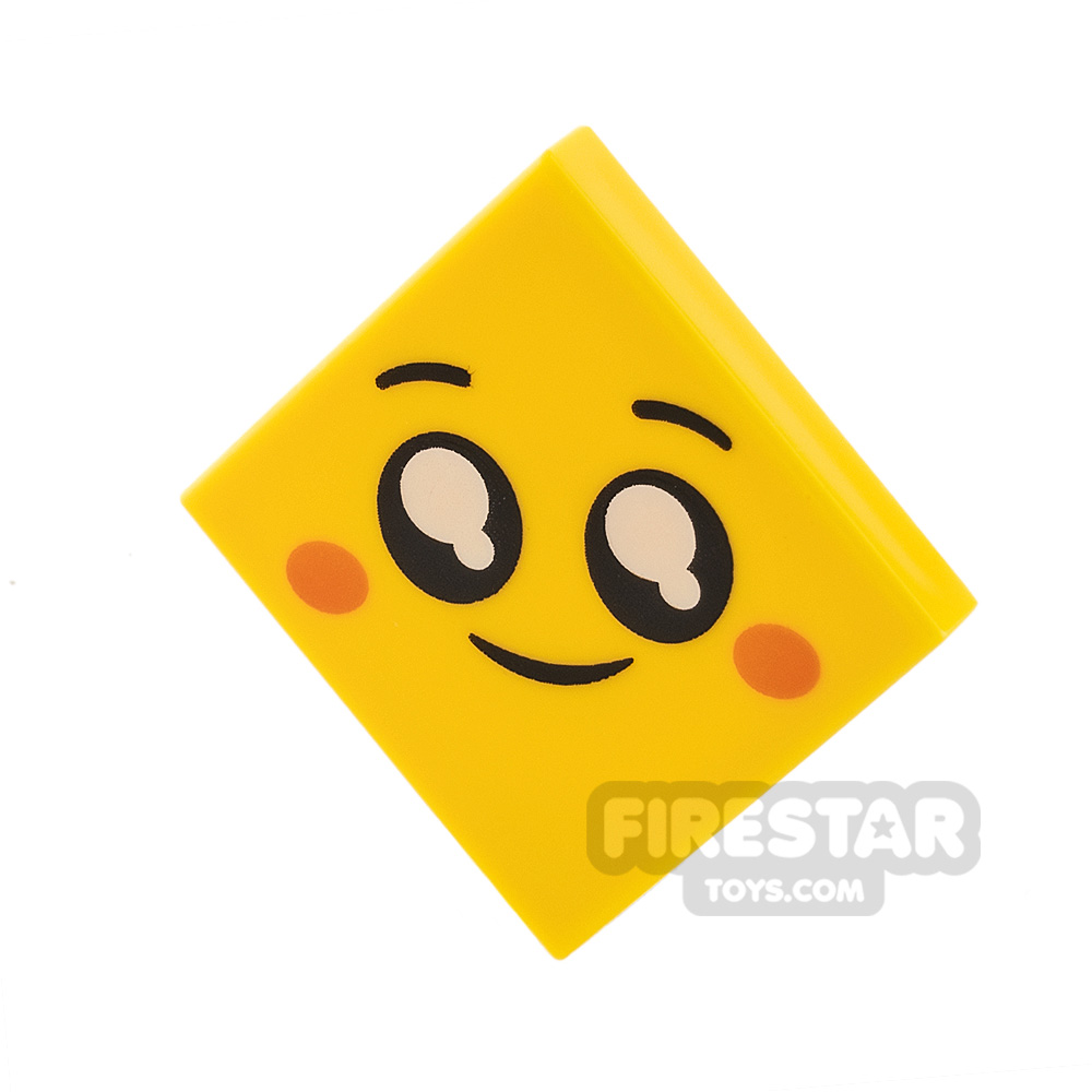 Printed Tile 2x2 Smiling Face