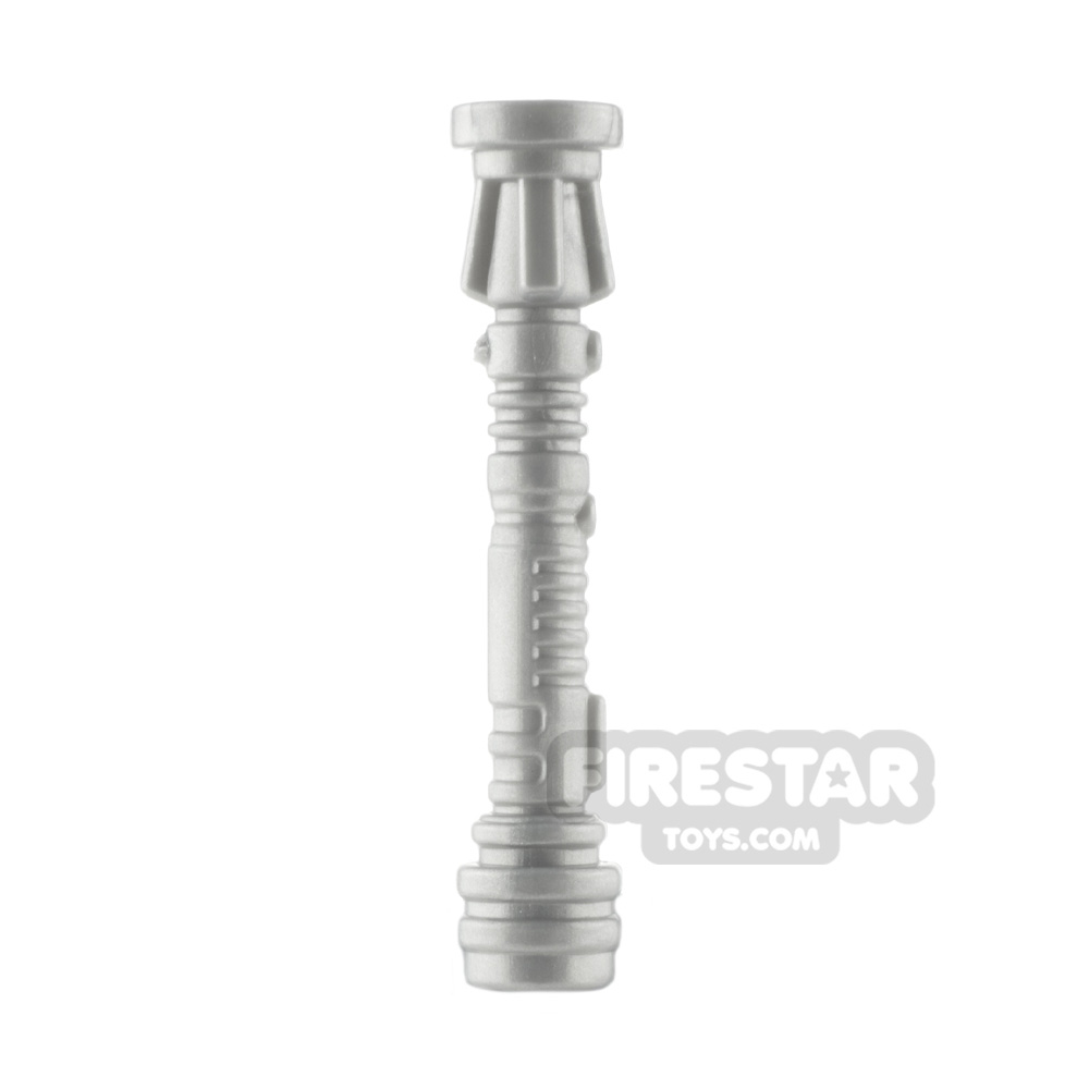 BrickTactical Double Sided Lightsaber Hilt S7 Dual FLAT SILVER