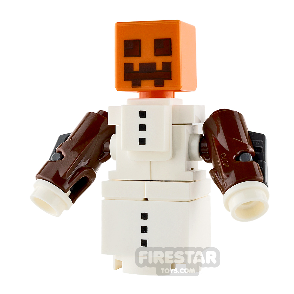 LEGO Minecraft Mini Figure - Snow Golem - Head Post 