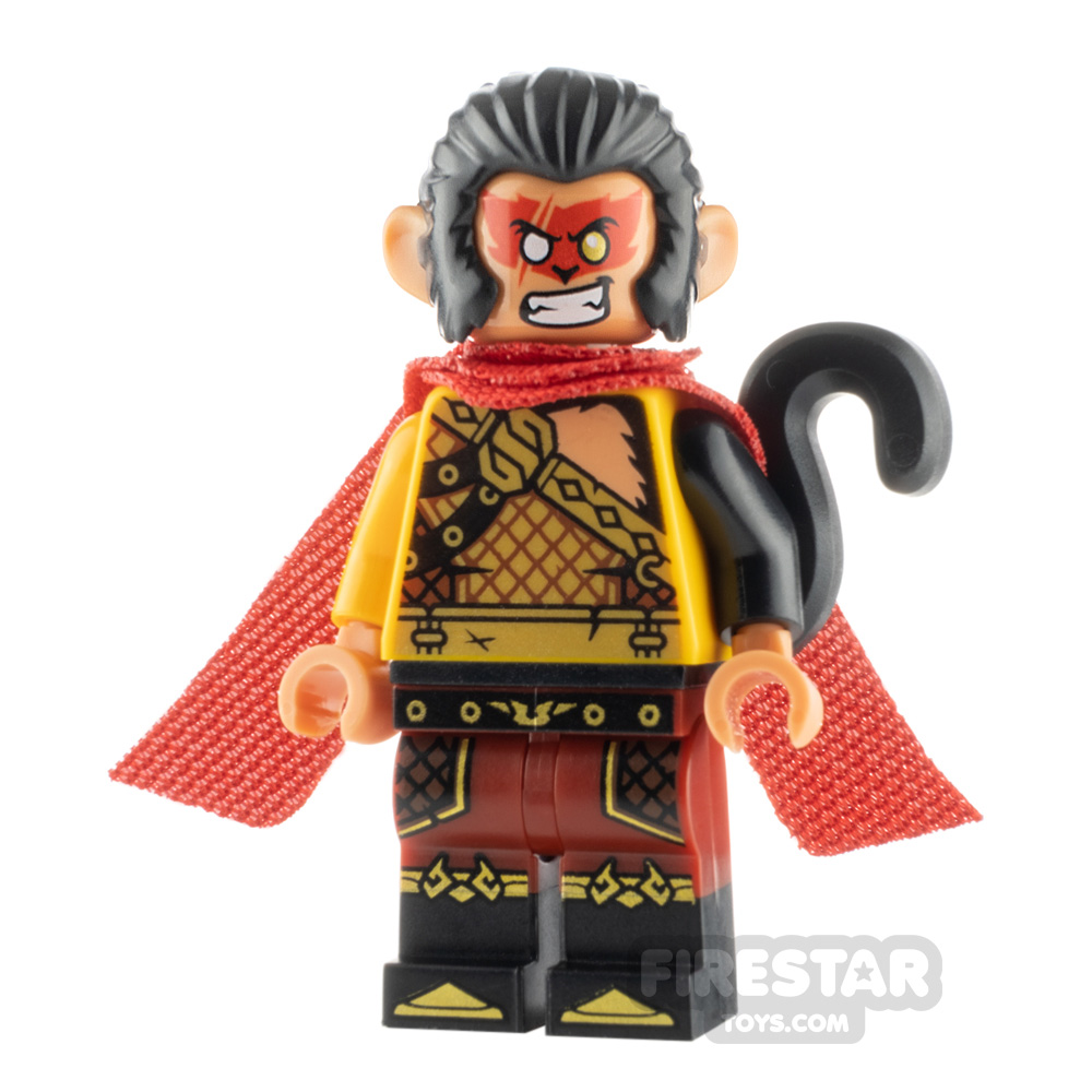 LEGO Monkie Kid Minifigure Evil Macaque Dark Red and Gold Armour 
