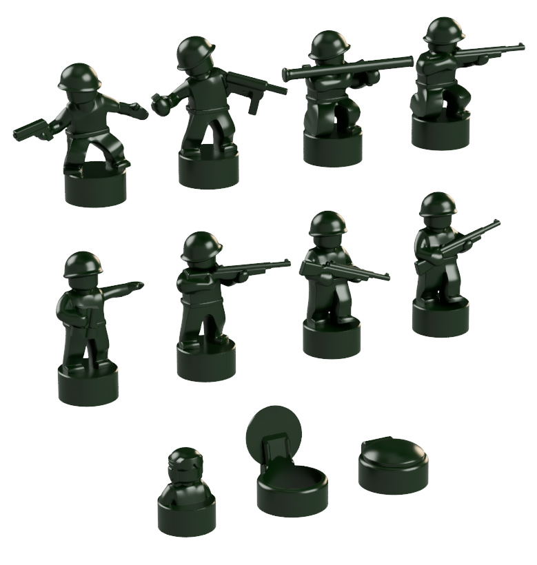 BrickMini Nano Soldiers Set