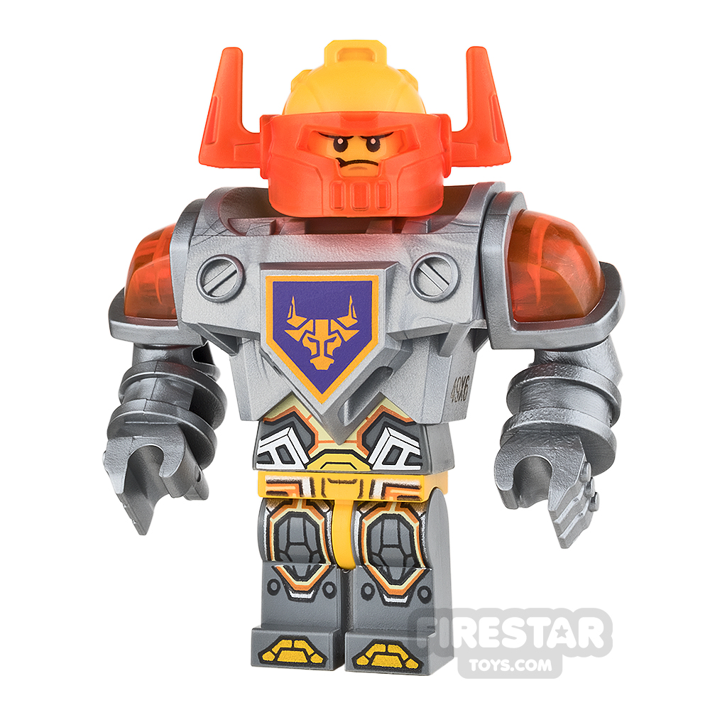 LEGO Nexo Knights Mini Figure - Axl - Trans-Neon Orange Visor
