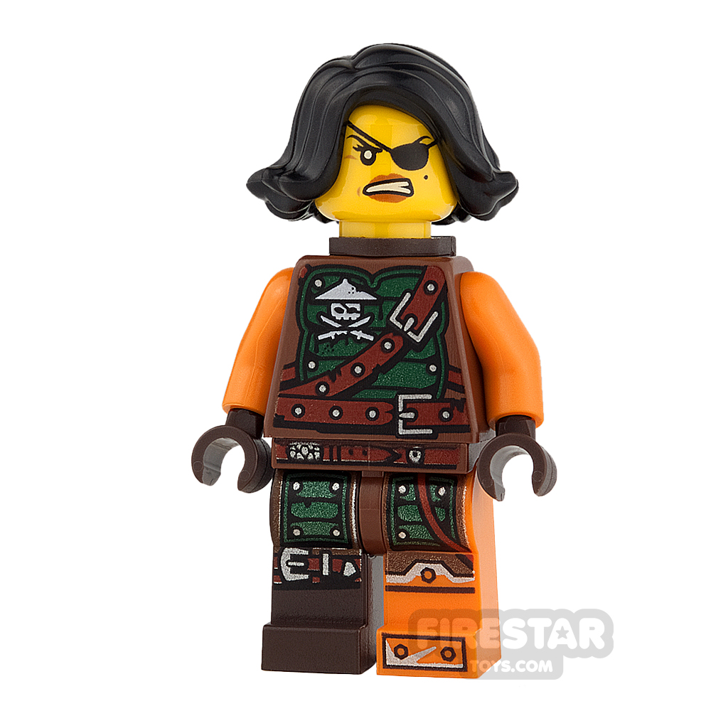 LEGO Ninjago Mini Figure - Cyren - Belt Outfit with Scabbard 