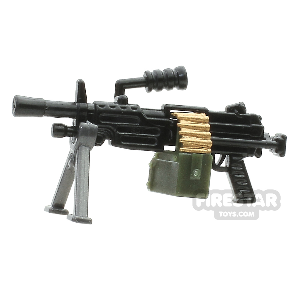 SI-DAN - M249 Machine Gun - Multi- Coloured BLACK