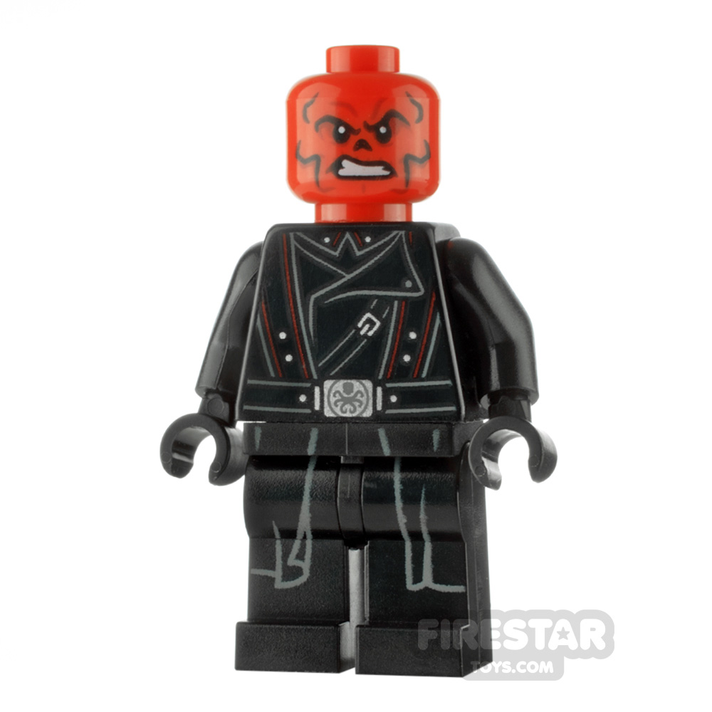 LEGO Super Heroes Minifigure Red Skull Printed Legs 