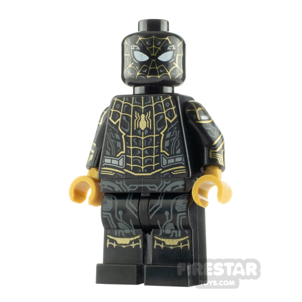 LEGO Super Heroes Minifigure Spider-Man Black and Gold Suit 
