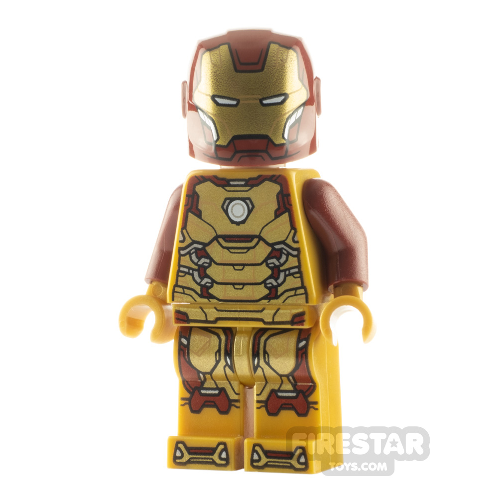 LEGO Super Heroes Minifigure Iron Man Pearl Gold Armour 