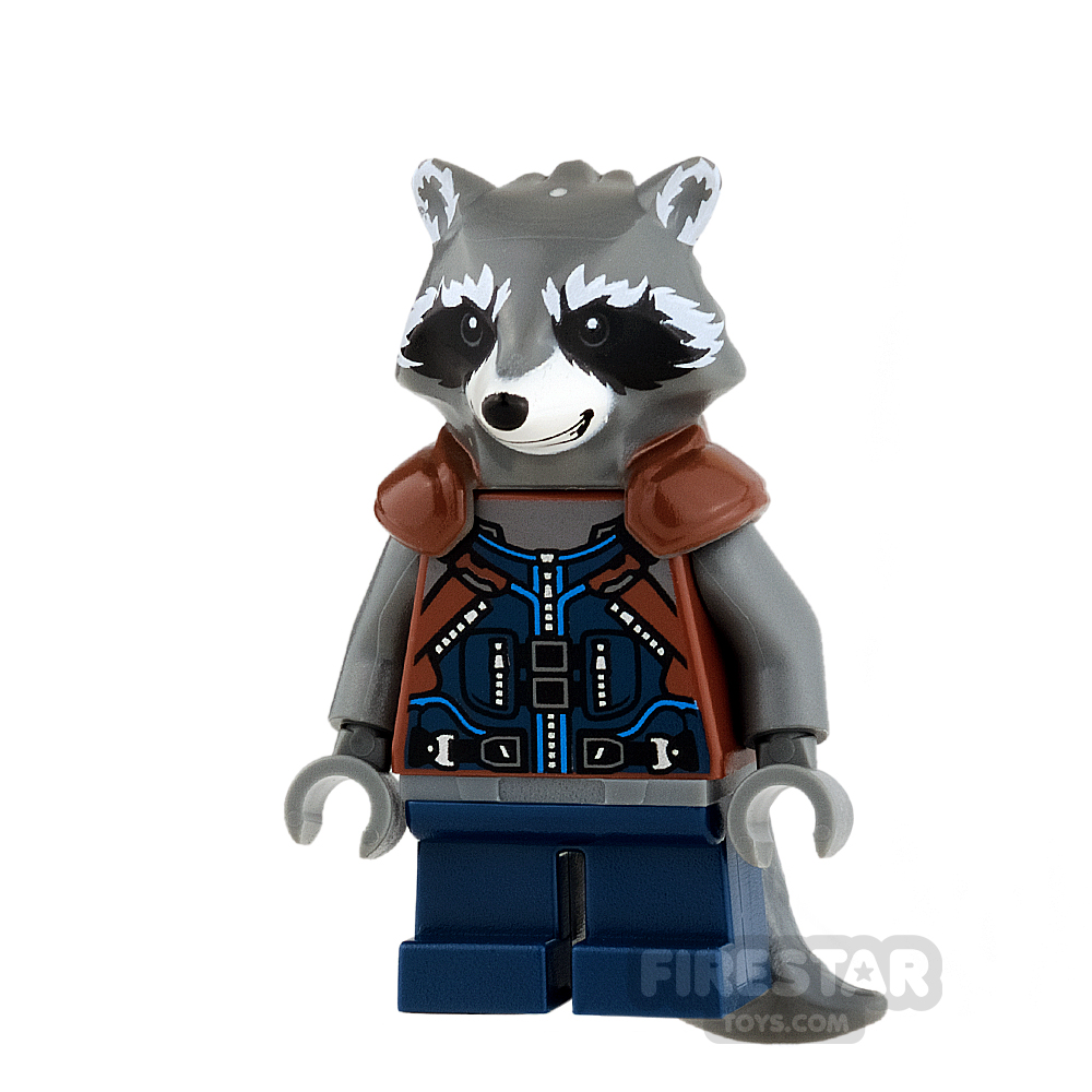 LEGO Super Heroes Mini Figure - Rocket Raccoon - Dark Blue Outfit 