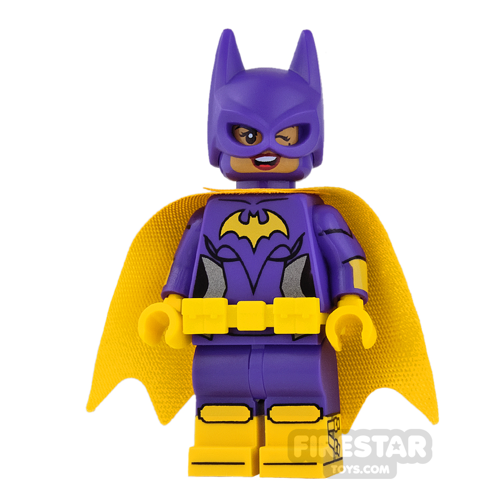 LEGO Super Heroes Mini Figure - Batgirl - Yellow Cape - Winking/Angry