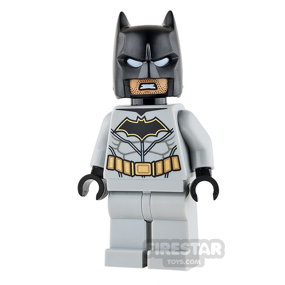 LEGO Super Heroes Mini Figure - Batman - Light Blueish Gray Suit