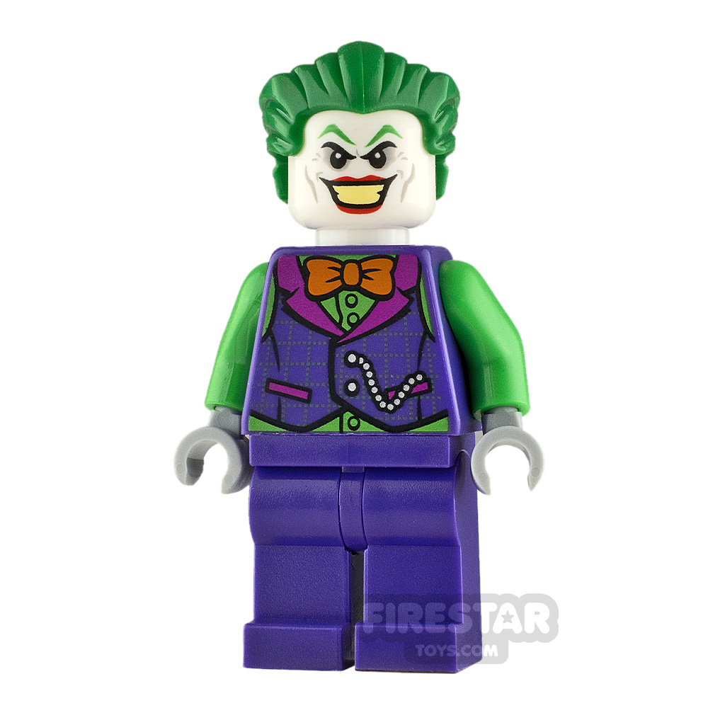 LEGO Super Heroes Minifigure The Joker Orange Bowtie