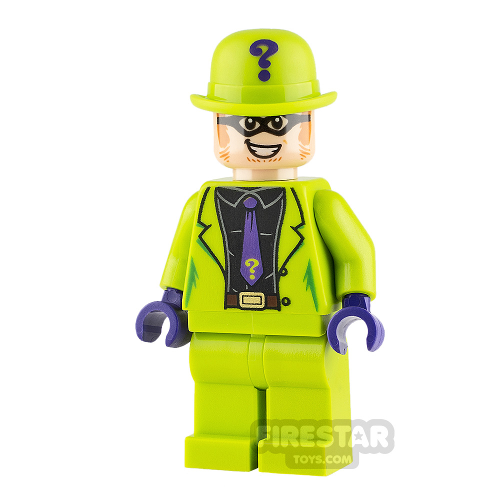 LEGO Super Heroes Minifigure The Riddler Lime Outfit