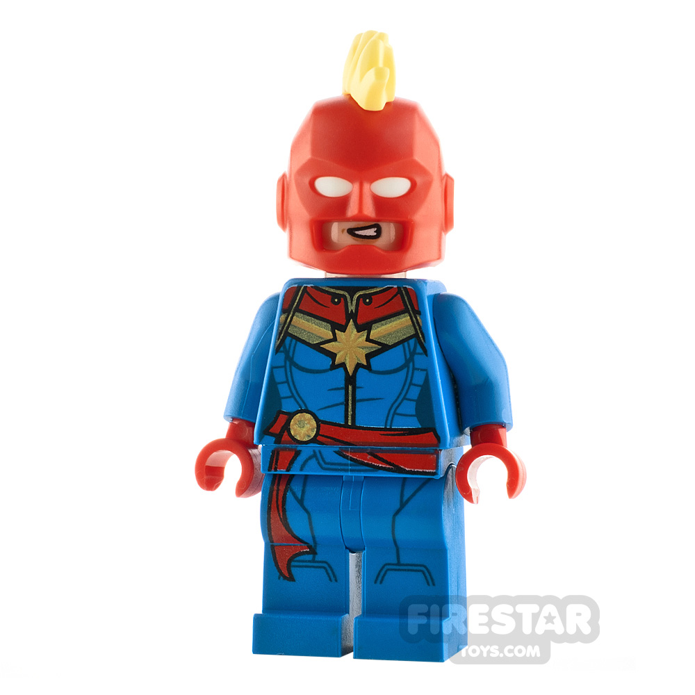 LEGO Super Heroes Minifigure Captain Marvel with Helmet 