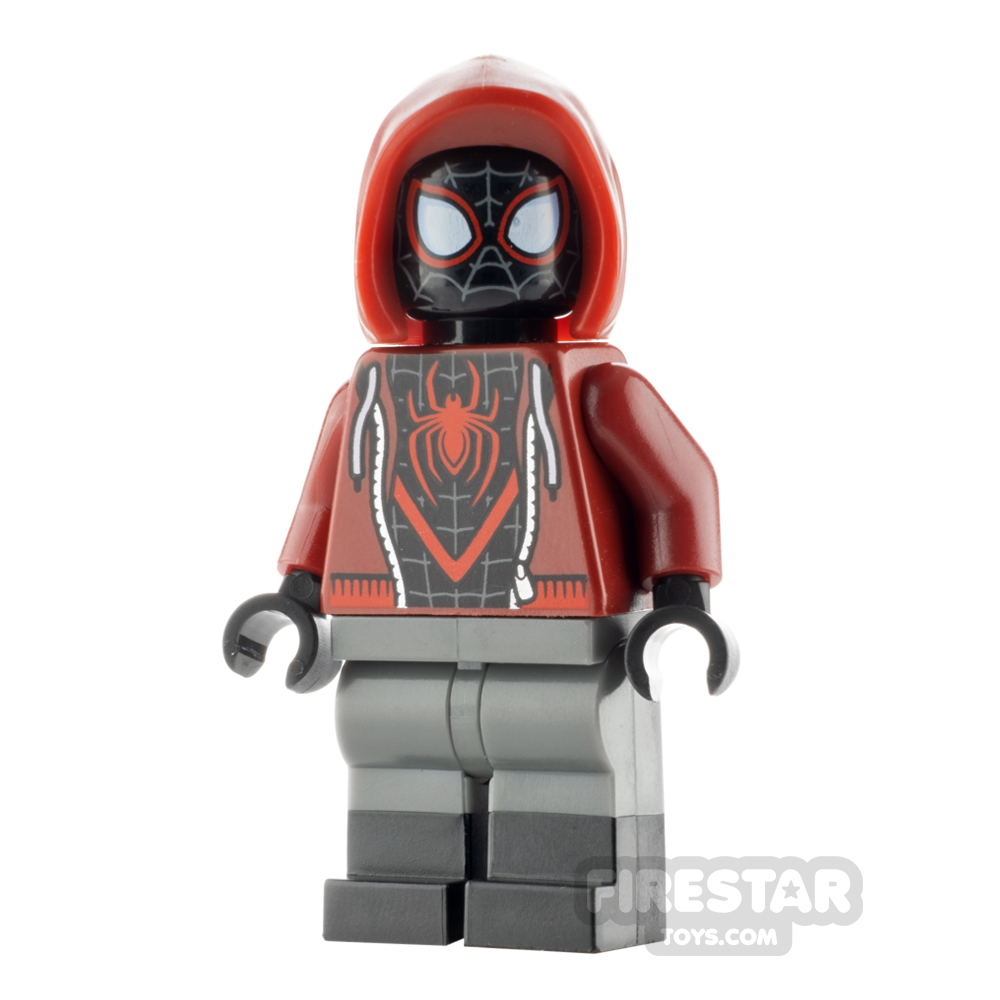 LEGO Super Heroes Minifigure Miles Morales with Hood