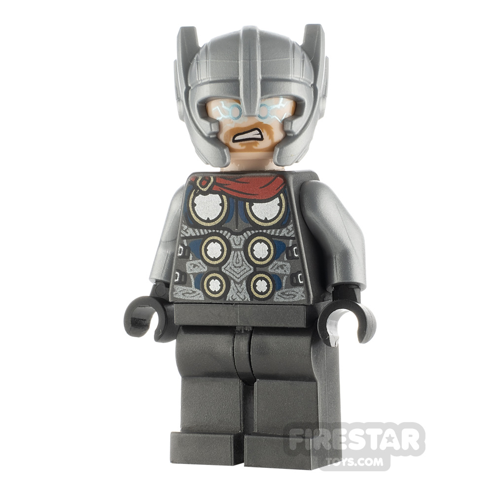 LEGO Super Heroes Minifigure Thor Silver Helmet 