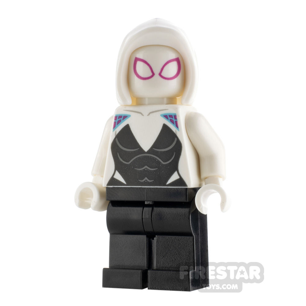 LEGO Super Heroes Minifigure Spider Gwen Basic Hood 