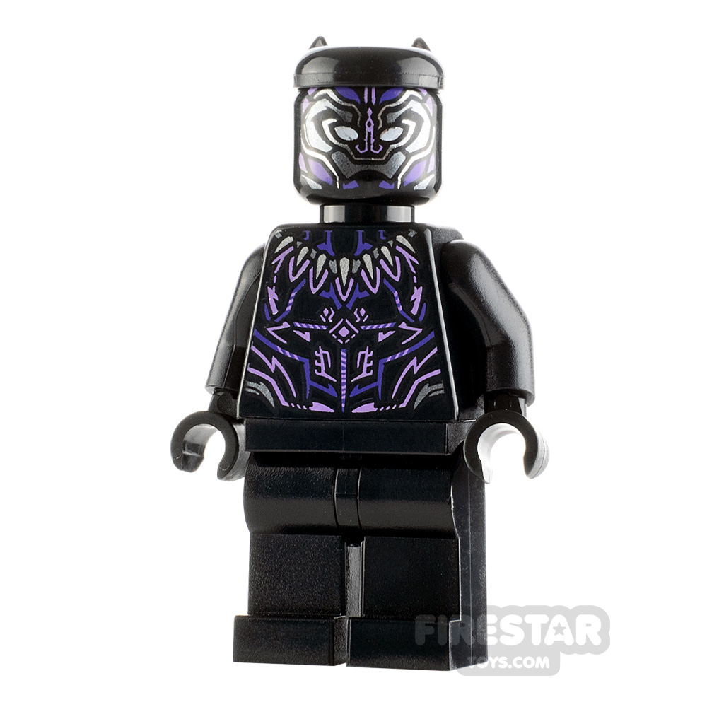 LEGO Super Heroes Minifigure Black Panther Dark Purple 