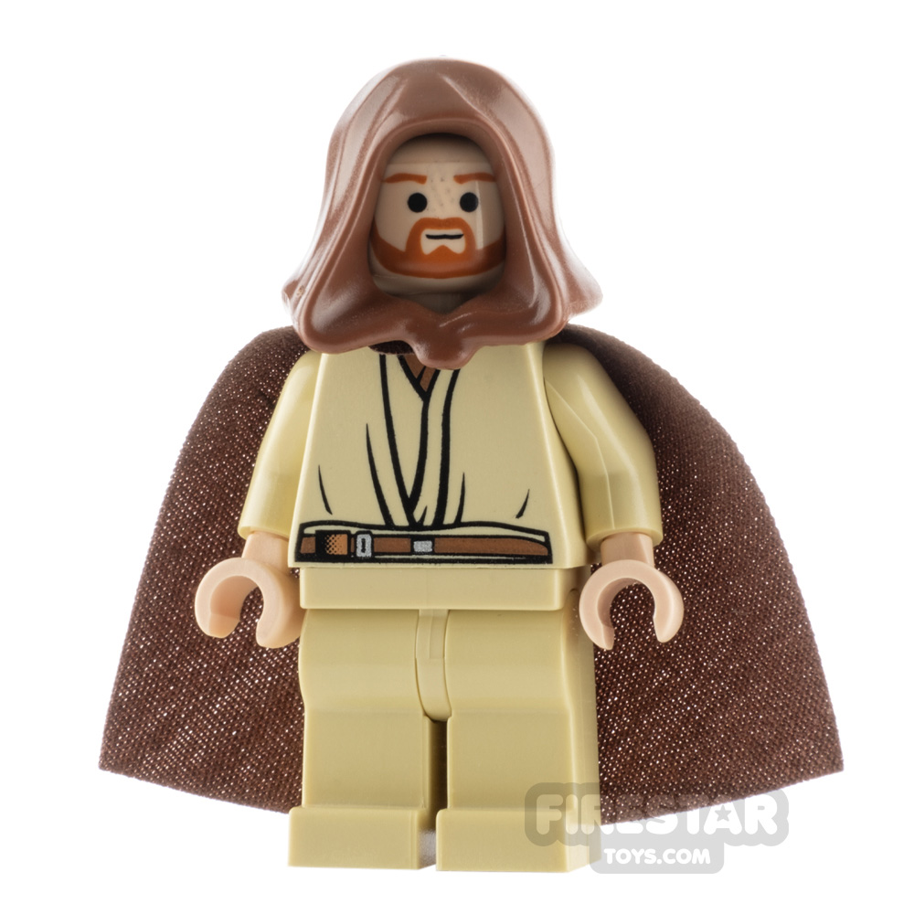 LEGO Star Wars Minifigure Qui-Gon Orange Beard 