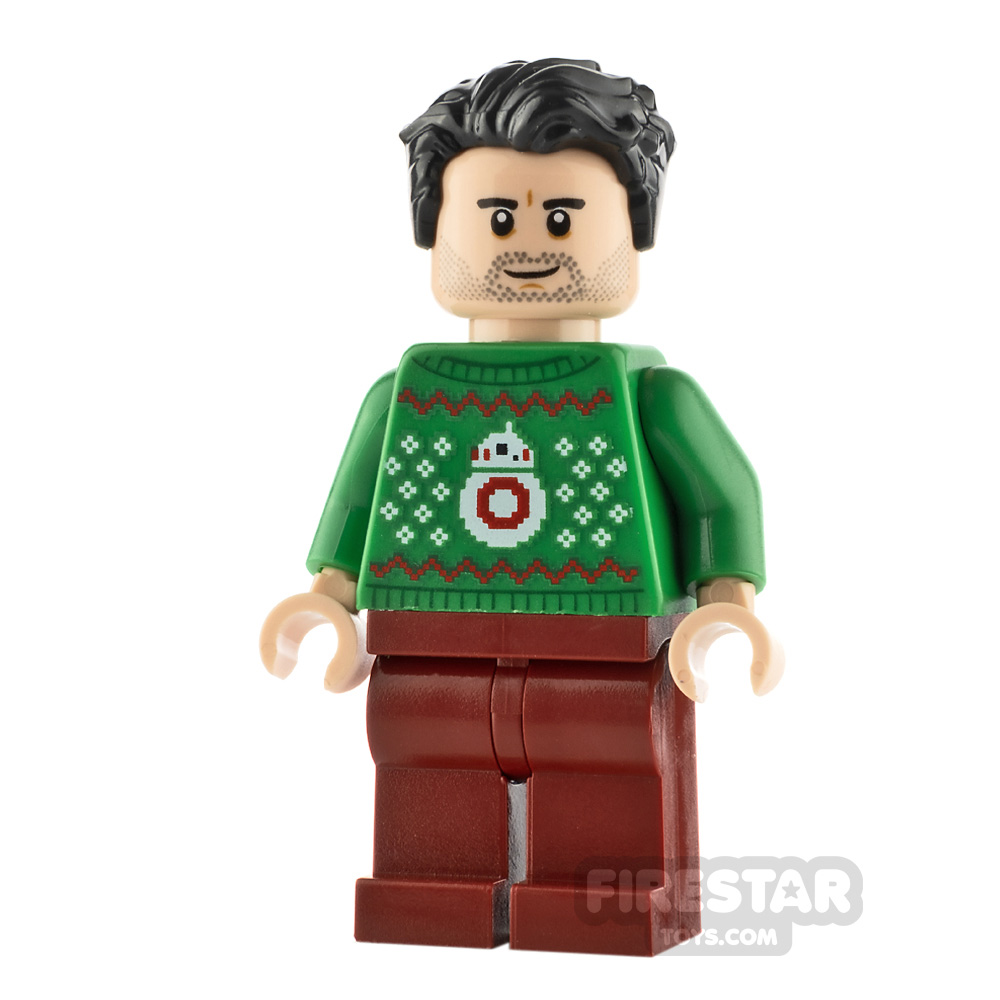 LEGO Star Wars Minifigure Poe Dameron Christmas Sweater 