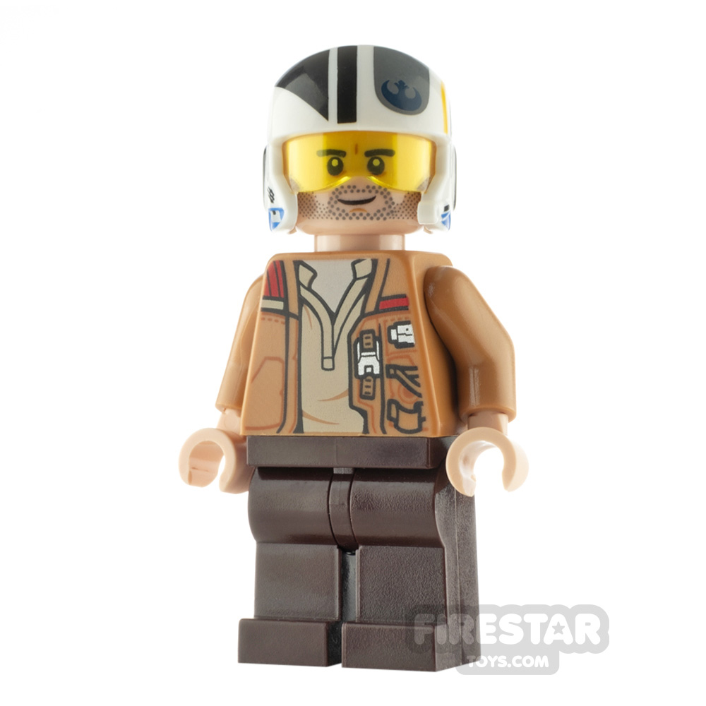 LEGO Star Wars Minifigure Poe Dameron White Helmet 
