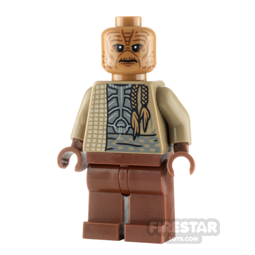 LEGO Star Wars Minifigure Weequay Guard Reddish Brown Legs 