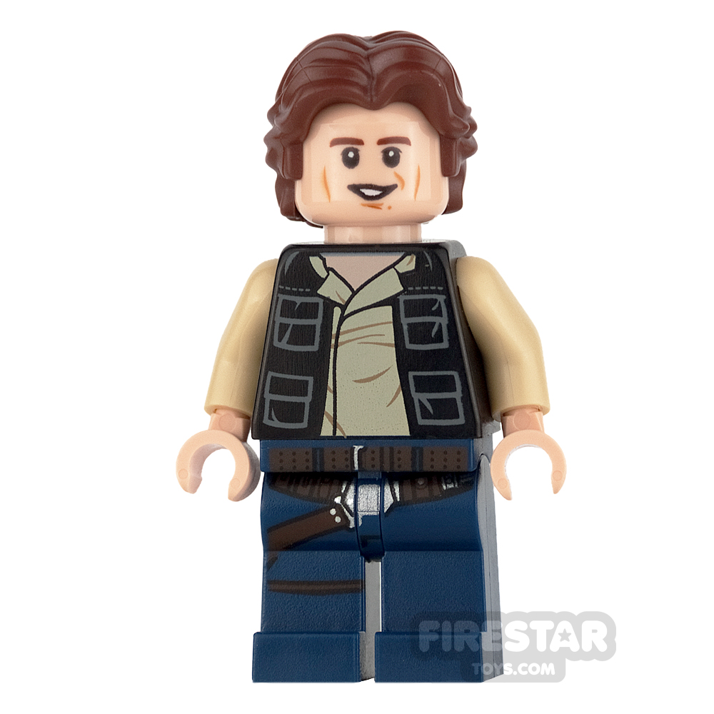 LEGO Star Wars Mini Figure -  Han Solo - Wavy Hair 