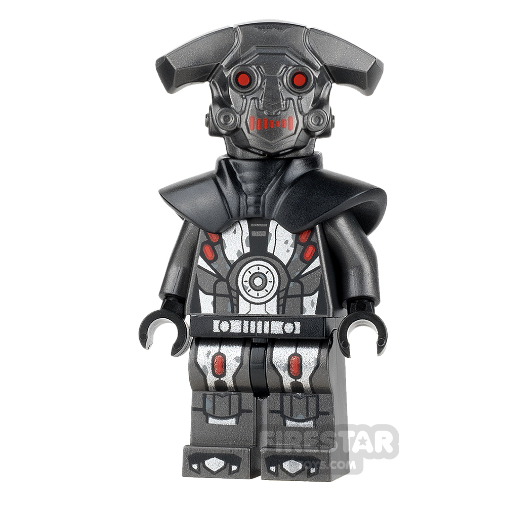Dark Gray Black LEGO Star Wars 3 ASSASSIN DROID LOT MinifigSilver 