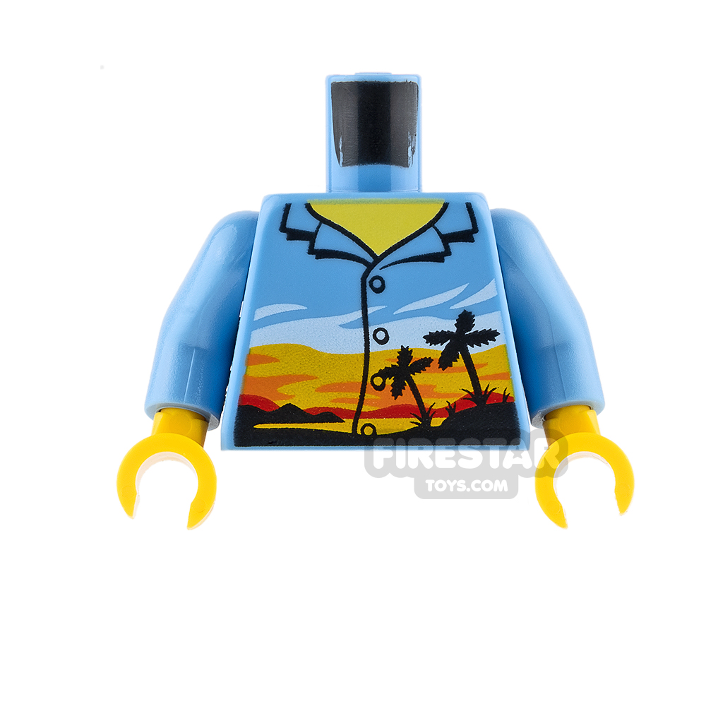LEGO Mini Figure Torso - Hawaiian Shirt 