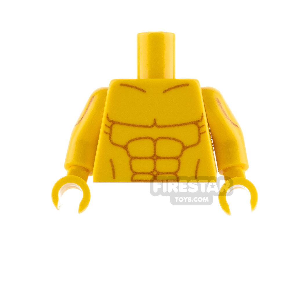 Custom Design Torso - Muscles - Yellow YELLOW