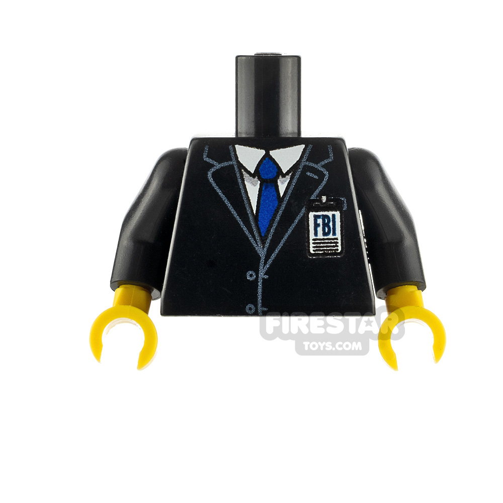 Custom Design Torso - FBI Suit BLACK