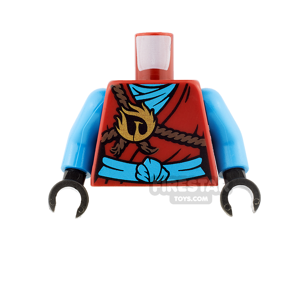 LEGO Mini Figure Torso - Ninjago - Nya Ninja Robe DARK RED