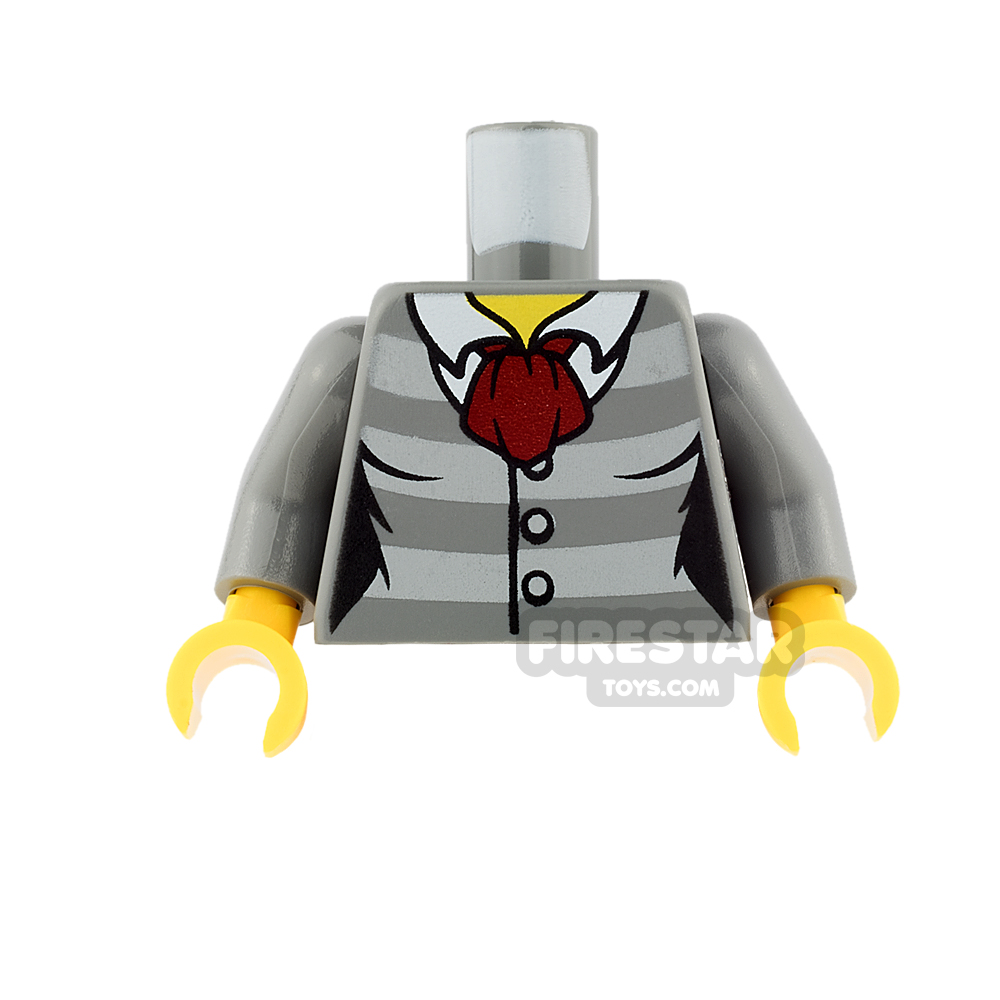 LEGO Mini Figure Torso - Female Jacket with Buttons and Scarf