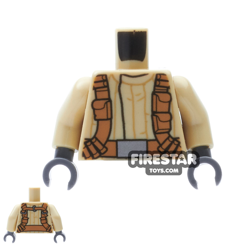 LEGO Mini Figure Torso - Resistance Trooper Jacket TAN