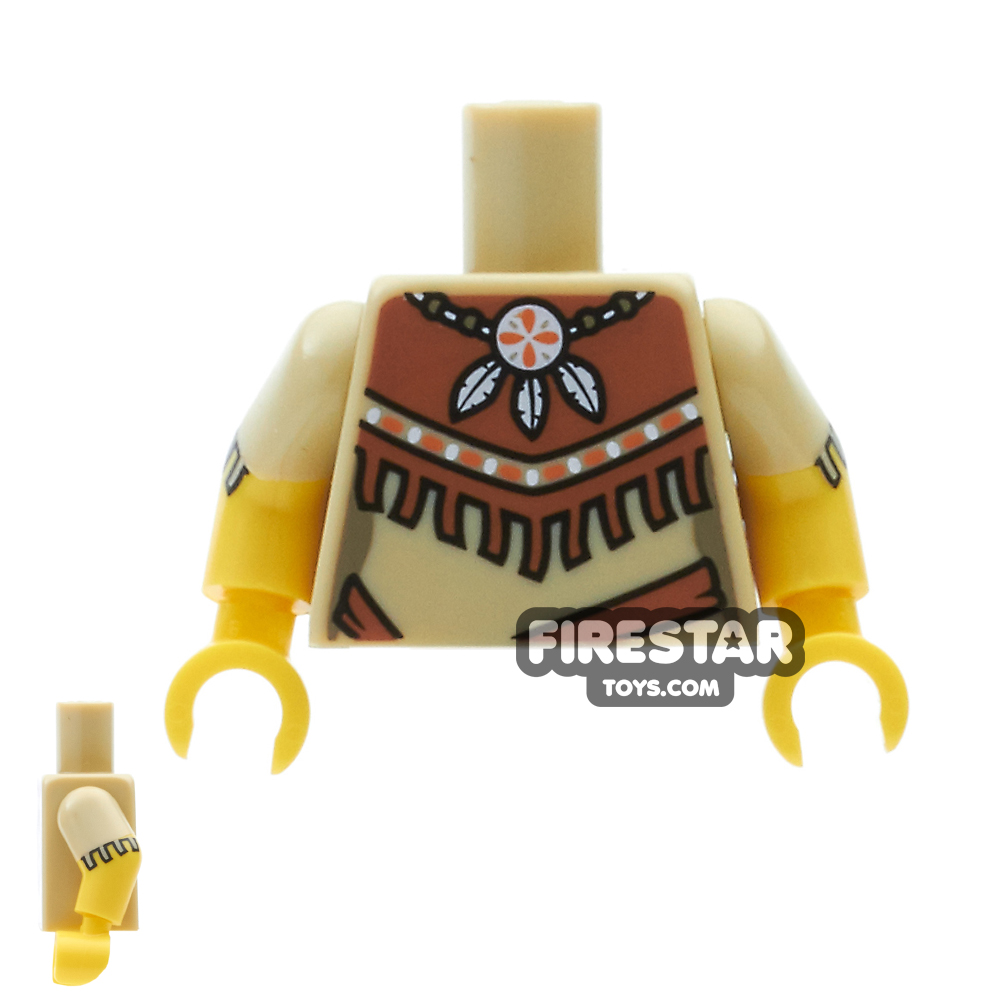 LEGO Mini Figure Torso - Tribal Woman