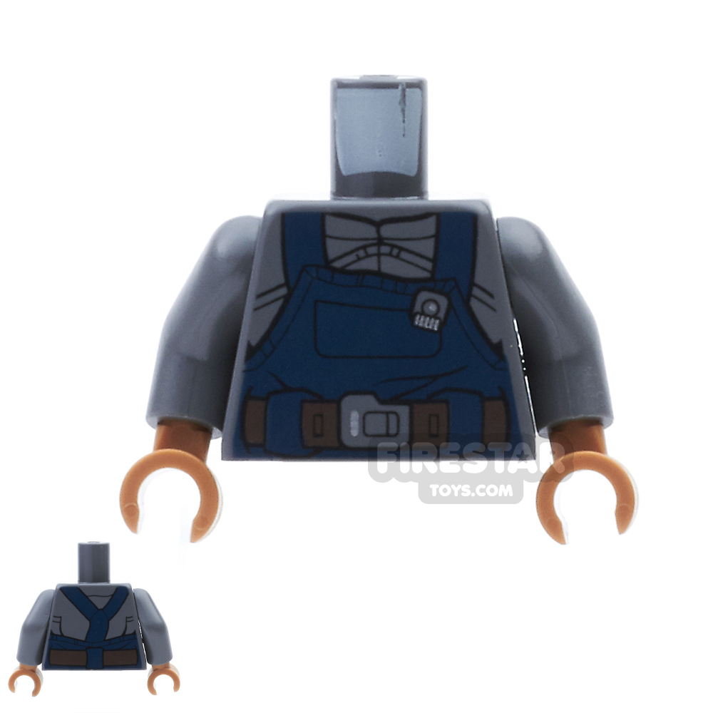 LEGO Mini Figure Torso - Ugnaught DARK BLUE