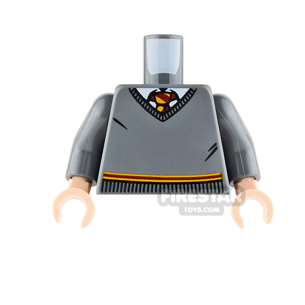 LEGO Minfigure Torso Gryffindor Jumper DARK BLUEISH GRAY