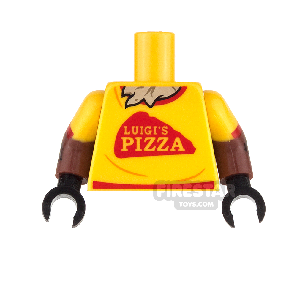 LEGO Mini Figure Torso - Scarecrow - Pizza Delivery Outfit