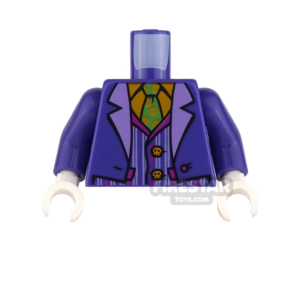 LEGO Mini Figure Torso - The Joker - Striped Vest, Jacket and Tie