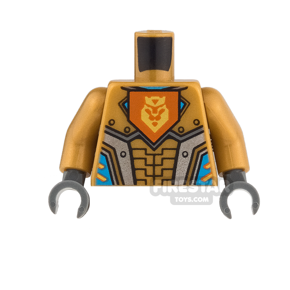 LEGO Mini Figure Torso - Gold Kings Armour