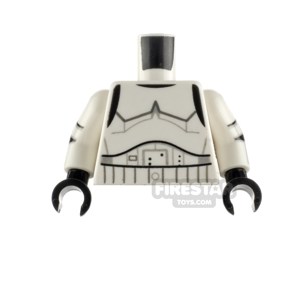 LEGO Mini Figure Torso - Stormtrooper Armour WHITEWHITE
