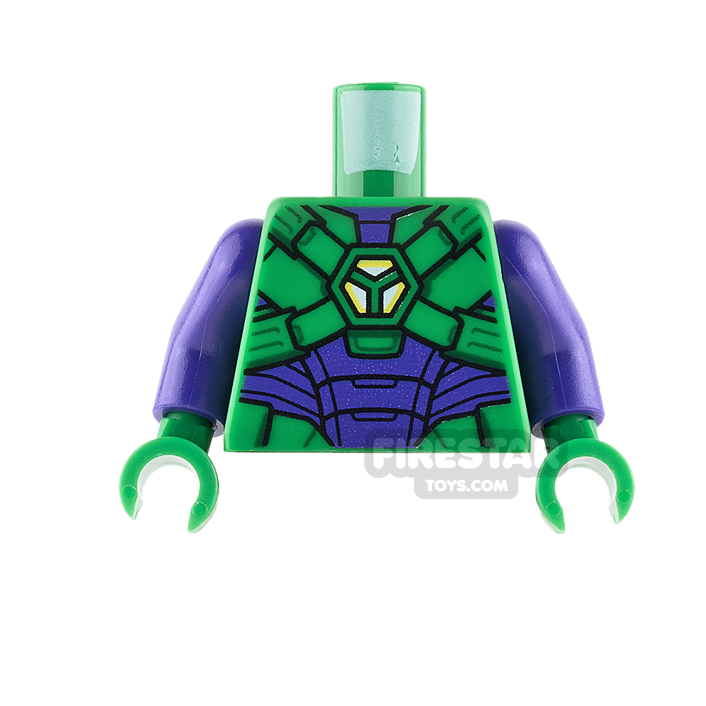 LEGO Mini Figure Torso - Lex Luthor Warsuit GREEN