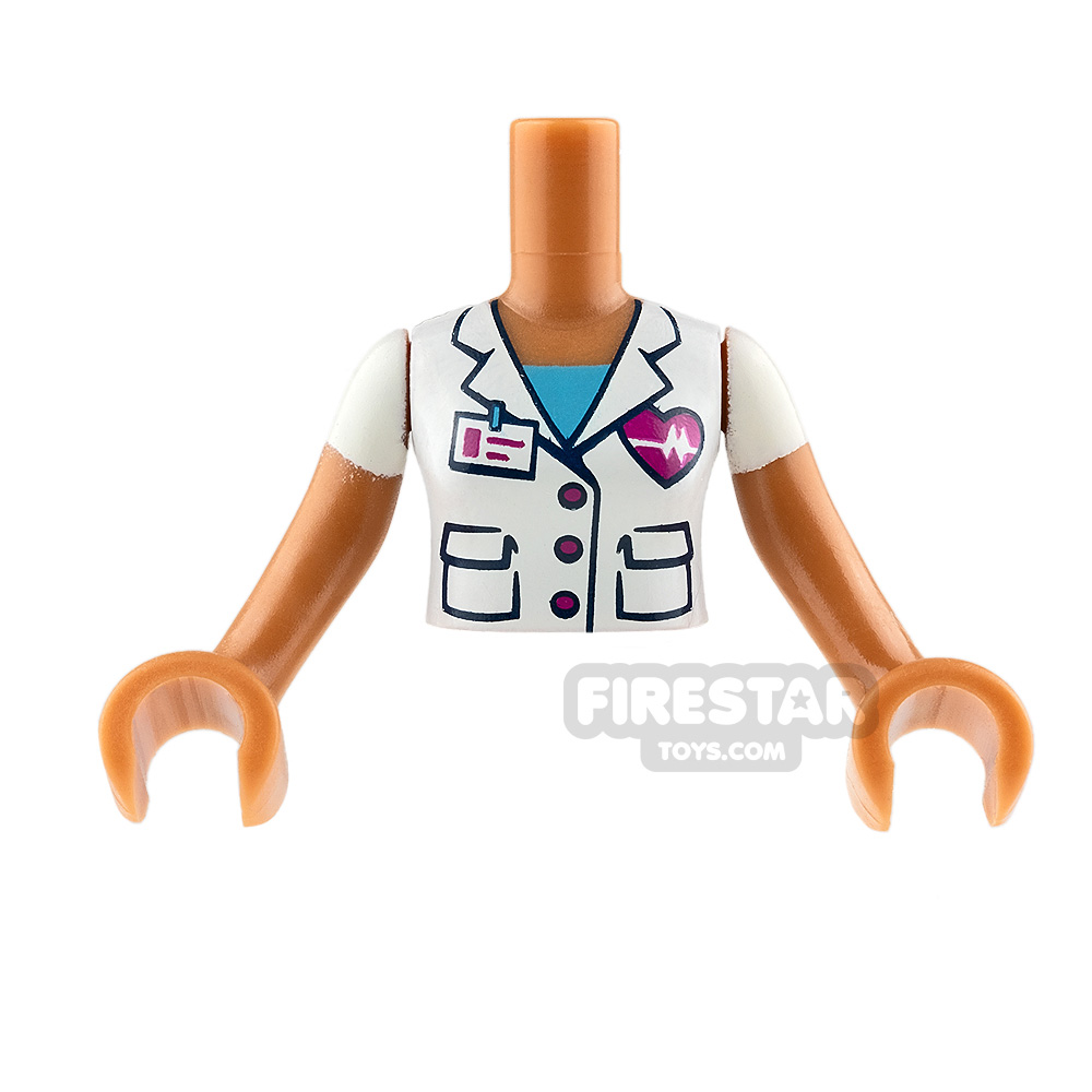 LEGO Friends Mini Figure Torso - Doctor
