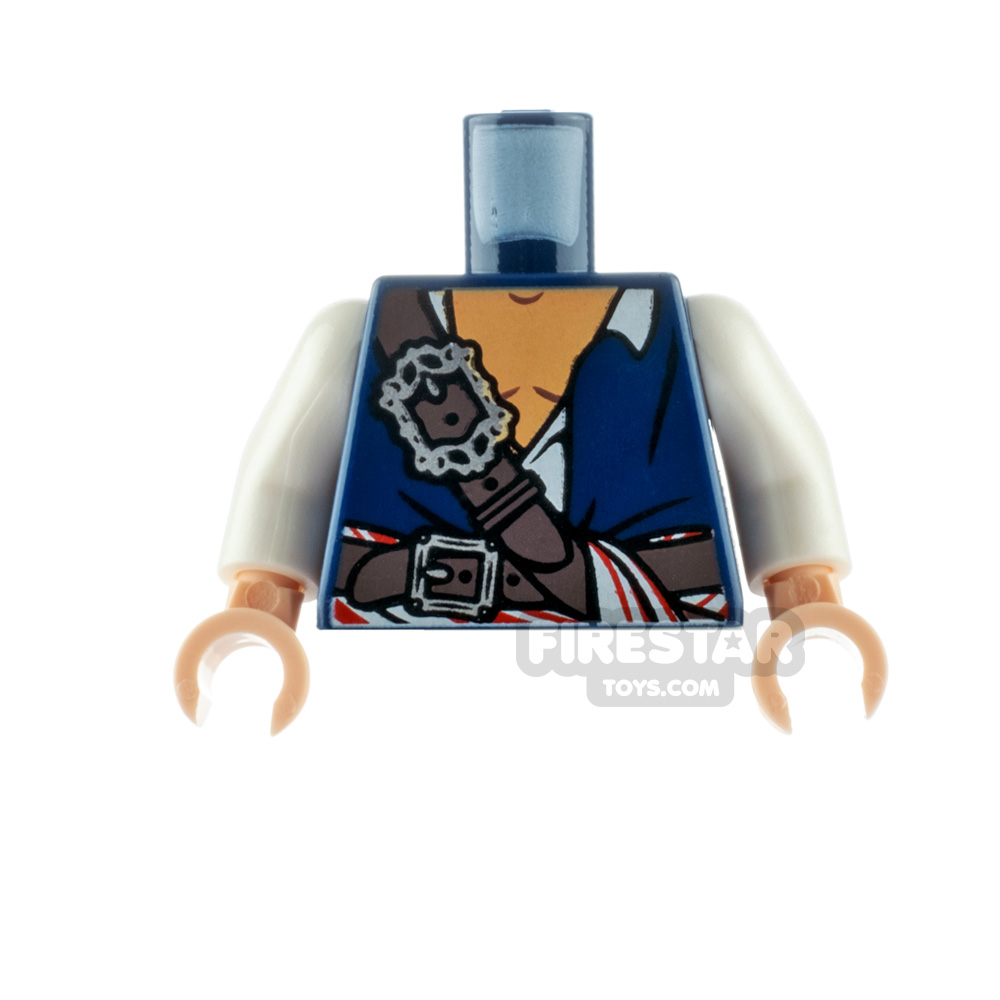 LEGO Mini Figure Torso - Pirate Shirt DARK BLUEDARK BLUE