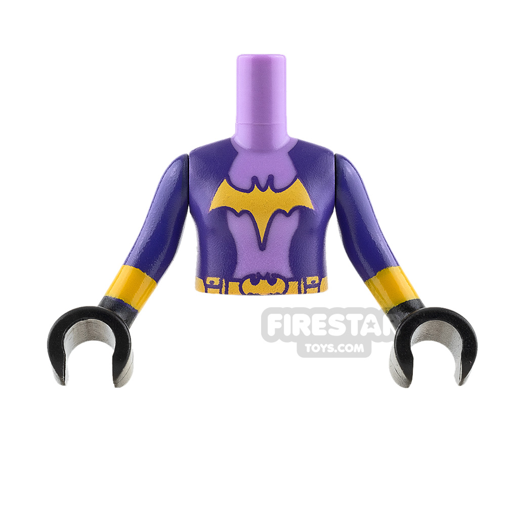 LEGO SHG Minifigure Torso Batgirl MEDIUM LAVENDER