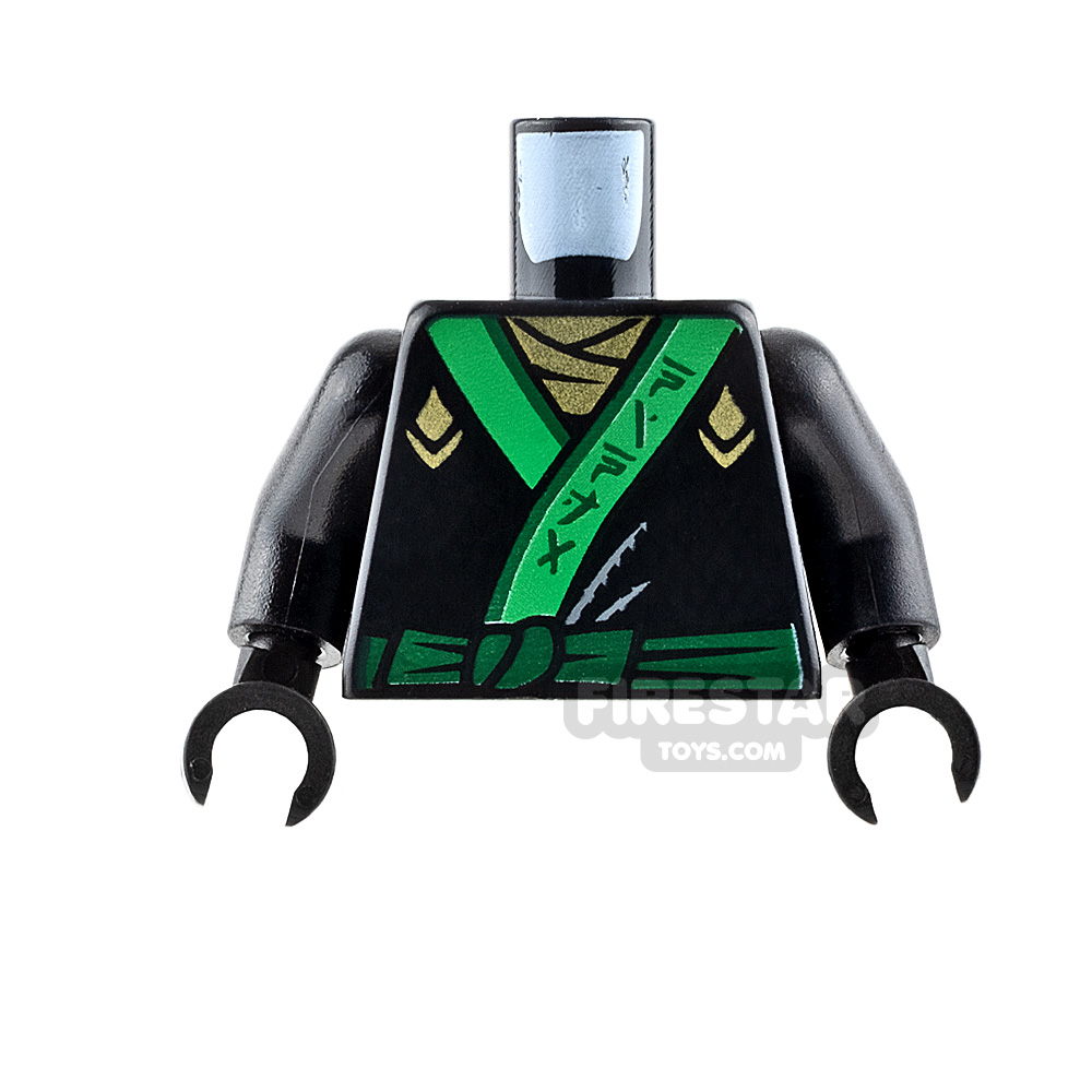 LEGO Mini Figure Torso - Ninja Robe with Green Sash 